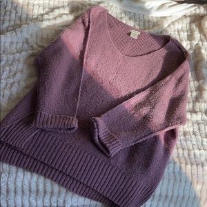 Oversized Purple Sweater